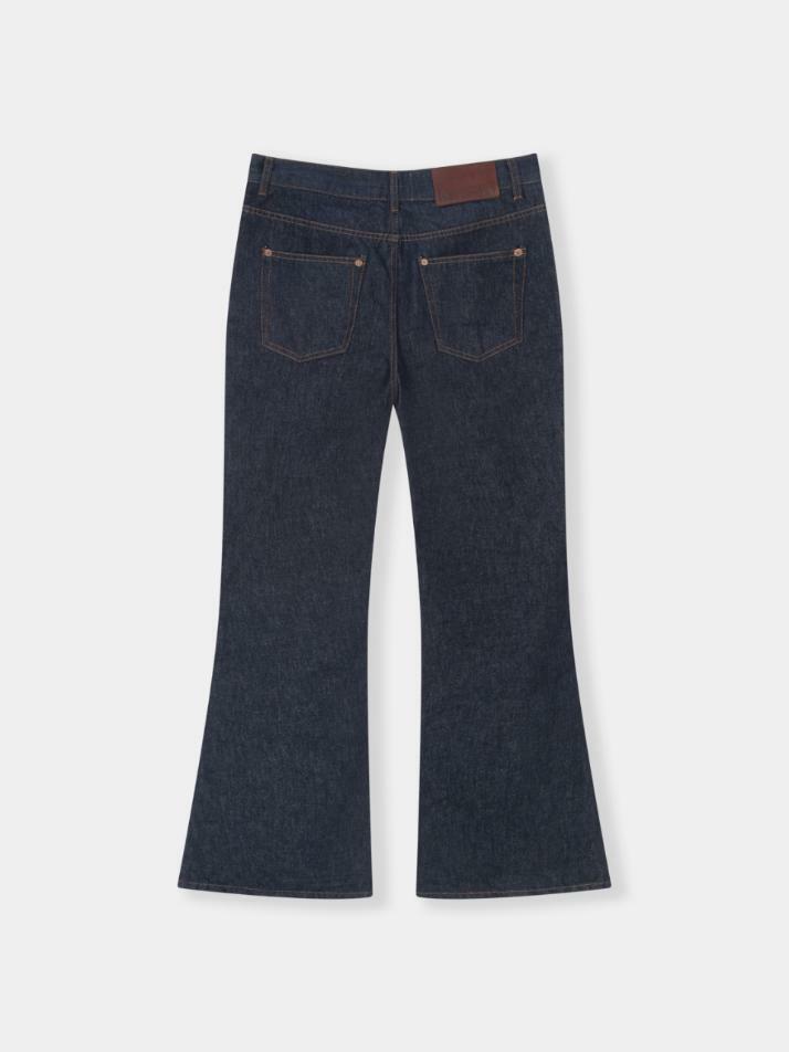 Classic Selvedge Flare Denim Pants_Indigo Blue