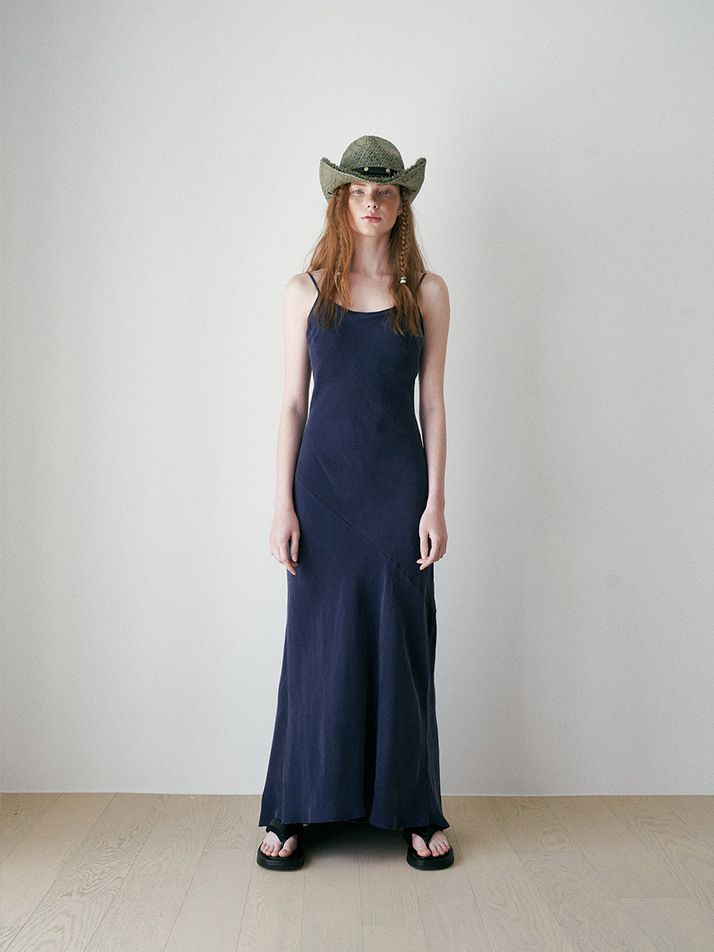 revoirsis maxi dresses navy