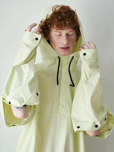 RVIS convert anorak lime
