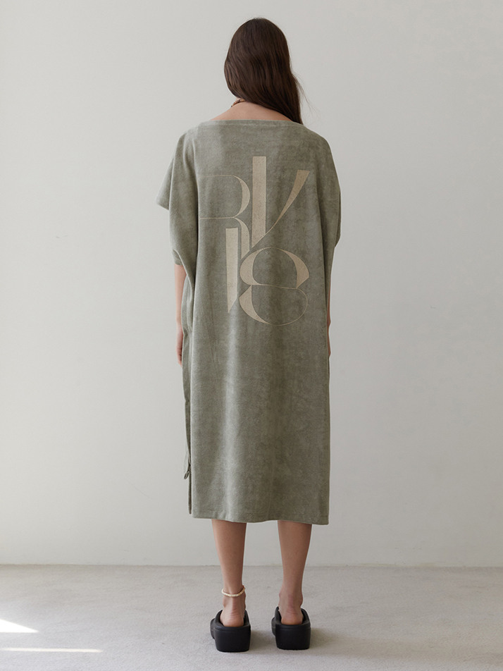 RVIS terry twoway poncho khaki