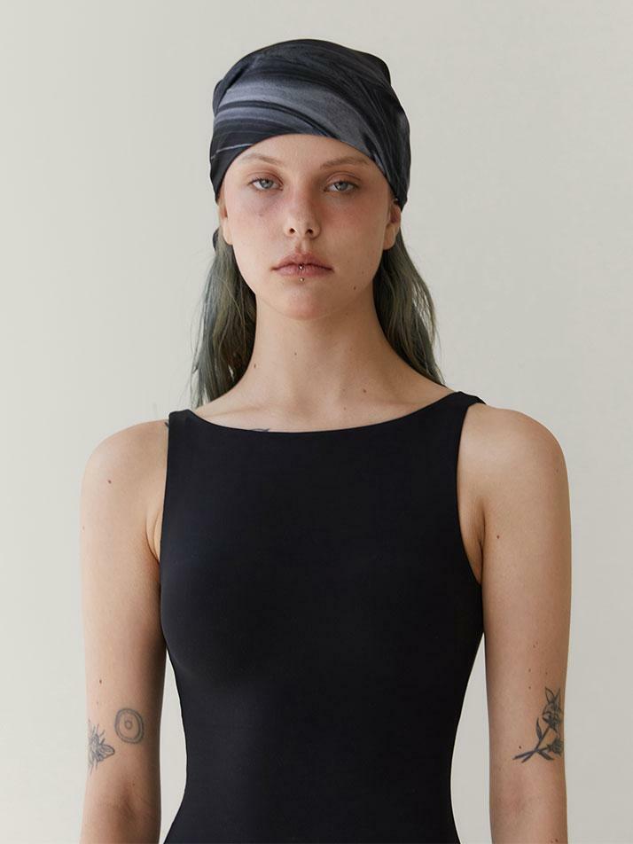 RVIS scarf multi black