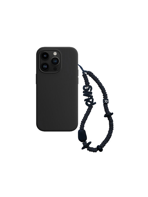 nature beads phone strap navy
