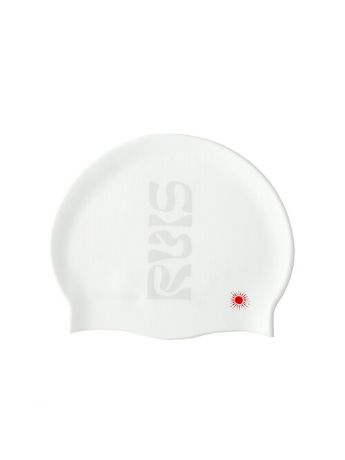 RVIS halo core swimcap pure white