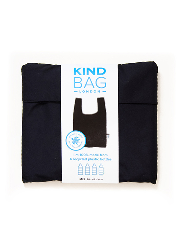 [KINDBAG] 스페이스 블랙 리유저블 미니