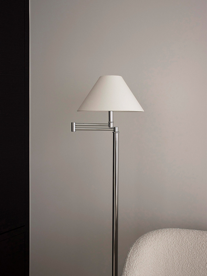 Line Floor Lamp Chrome