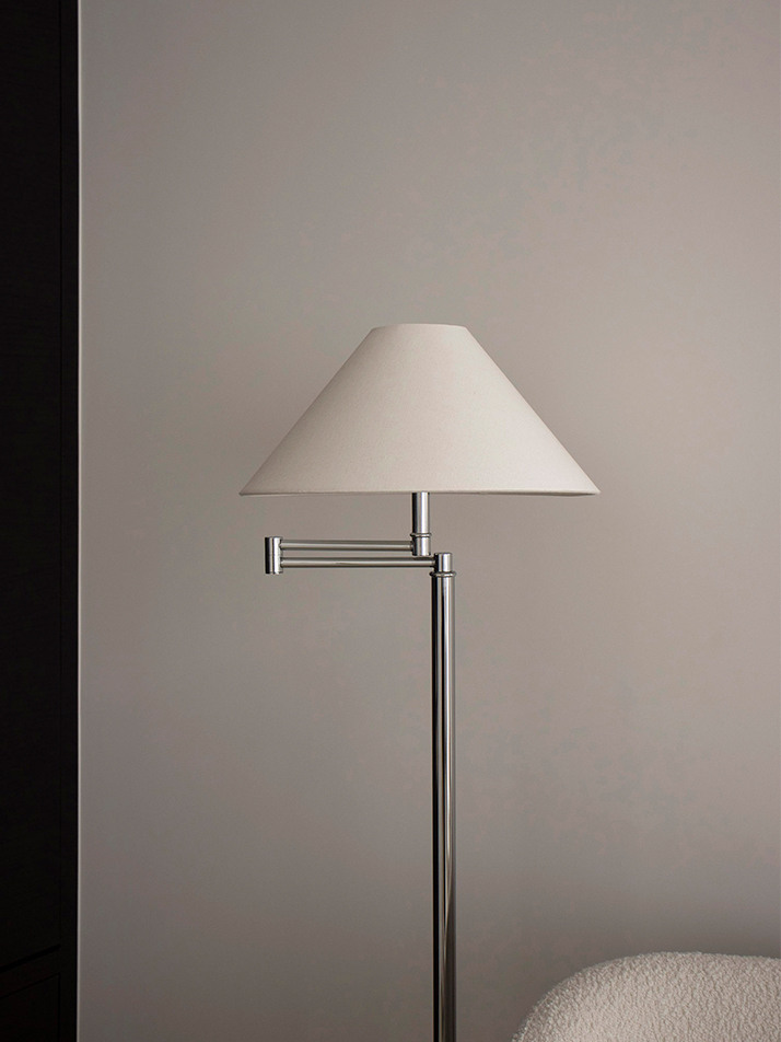 Line Floor Lamp Chrome