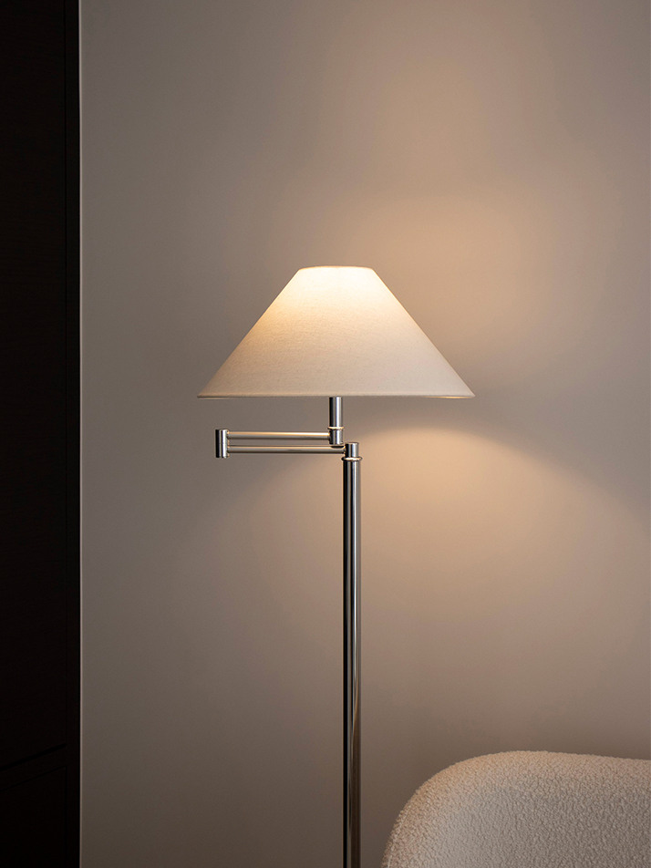 Line Floor Lamp Chrome