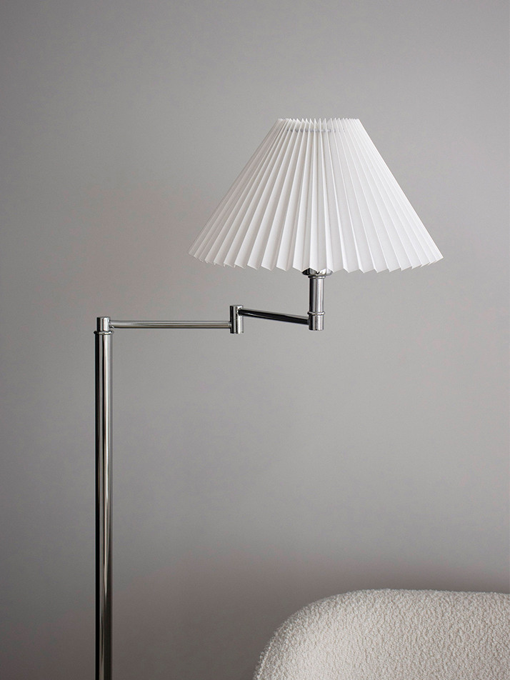 Line Floor Lamp Chrome