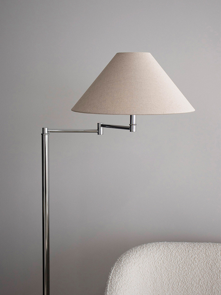 Line Floor Lamp Chrome