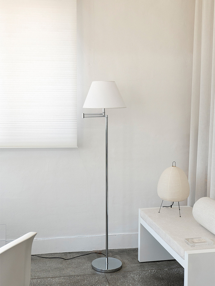 Line Floor Lamp Chrome