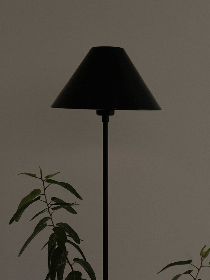 Olive Floor Lamp Black