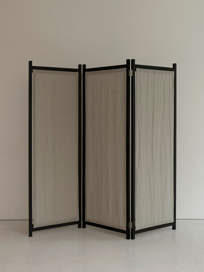 Room Divider 01 Black / Walnut / Oak