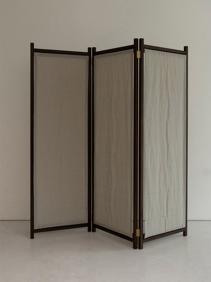 Room Divider 01 Black / Walnut / Oak