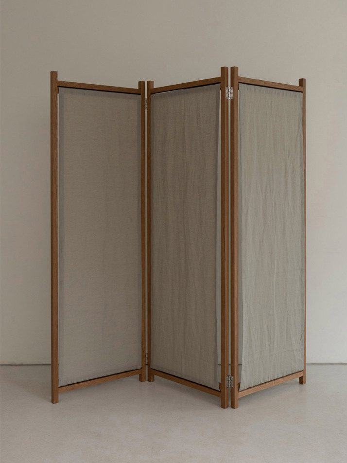 Room Divider 01 Black / Walnut / Oak