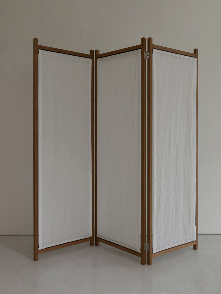 Room Divider 01 Black / Walnut / Oak