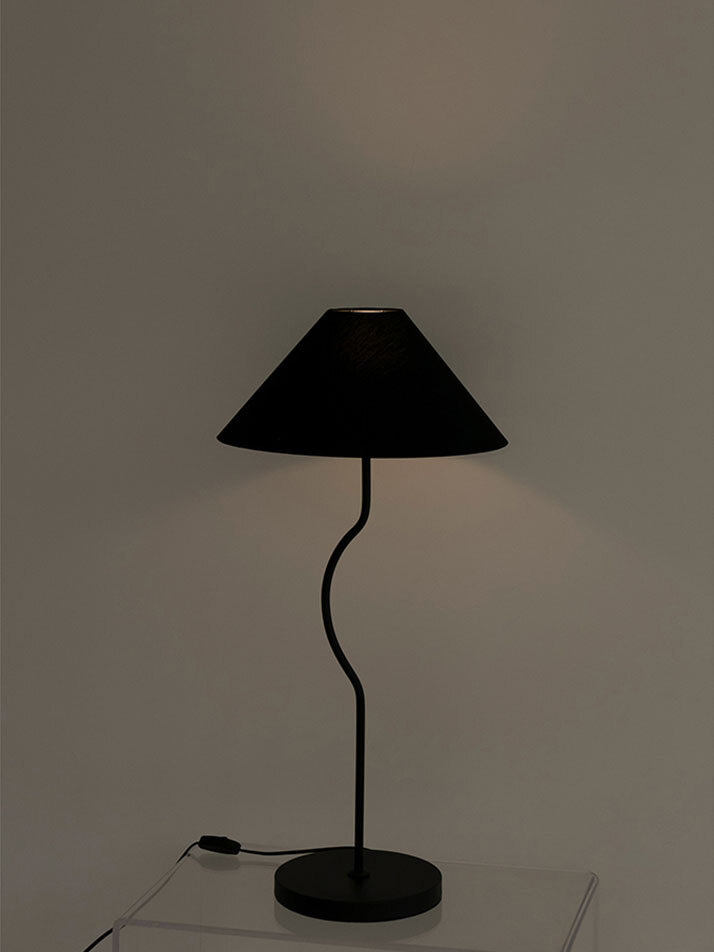 Fig Medium Stand Lamp Black