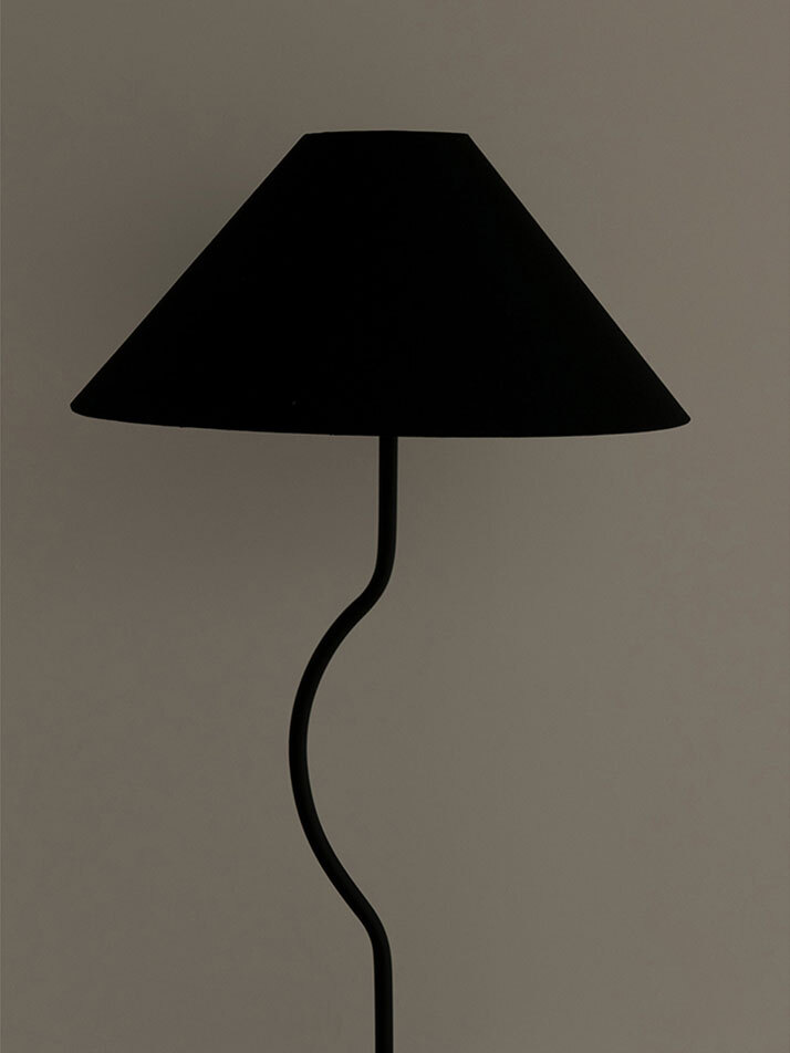 Fig Medium Stand Lamp Black