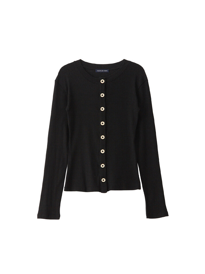 Button Point Cardigan_ 4 Colors