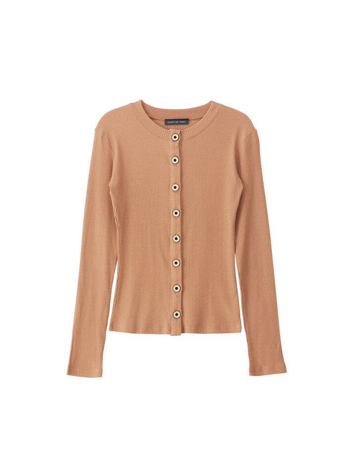 Button Point Cardigan_ 4 Colors