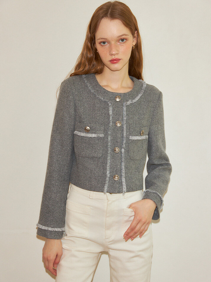 Classic Wool Jacket_ Gray