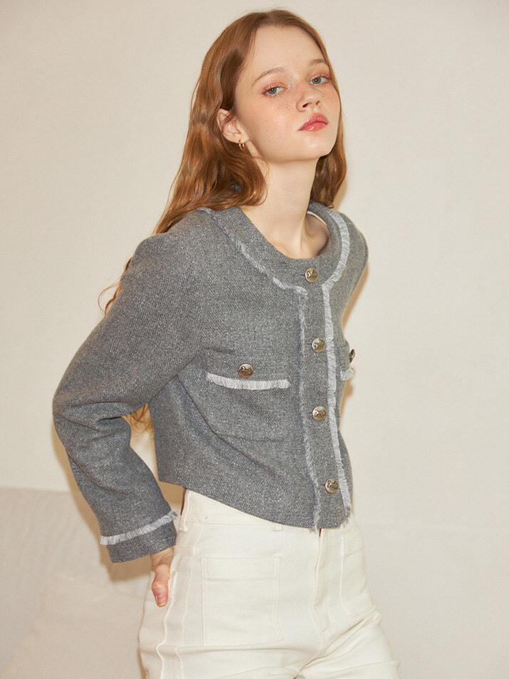 Classic Wool Jacket_ Gray