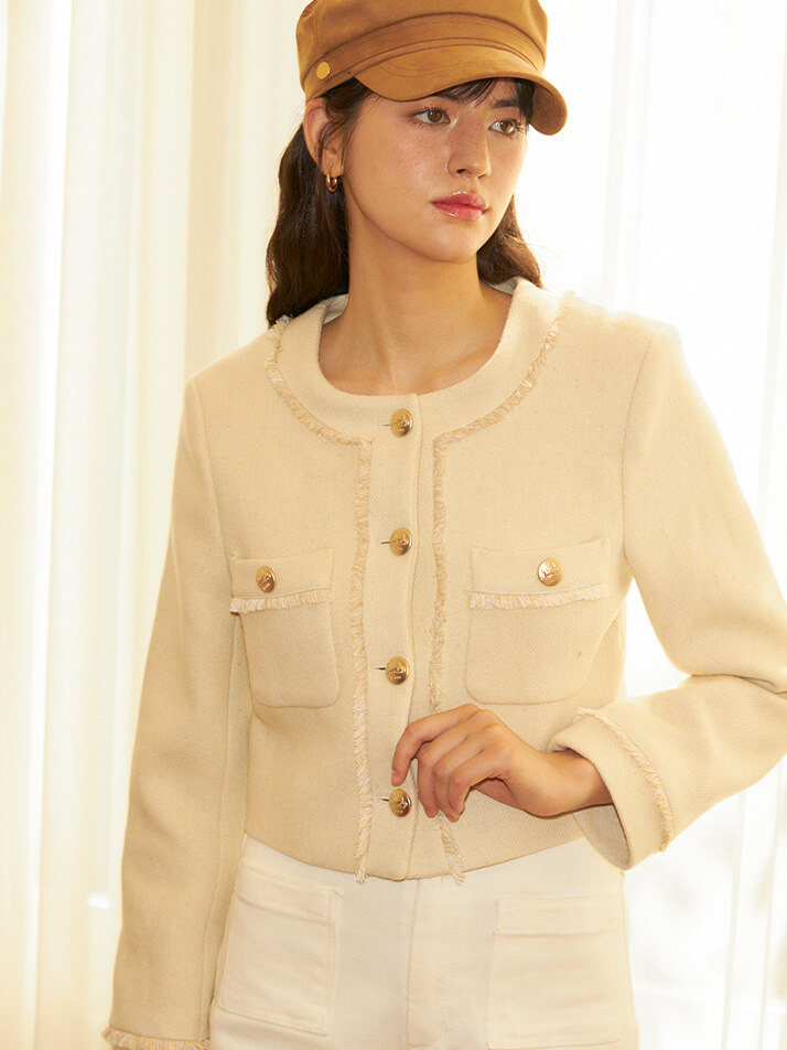 Classic Wool Jacket_ Ivory