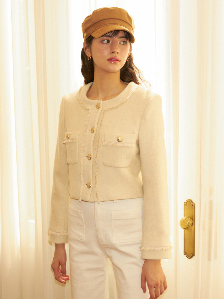 Classic Wool Jacket_ Ivory