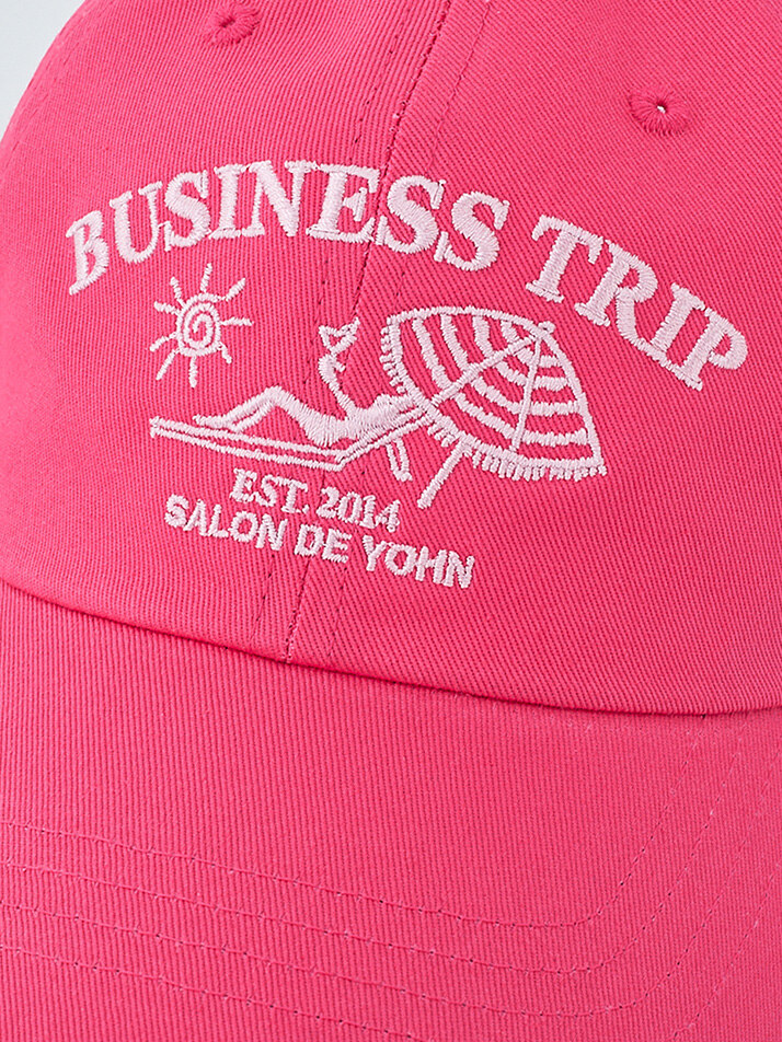 Business Trip Ball Cap_ Pink