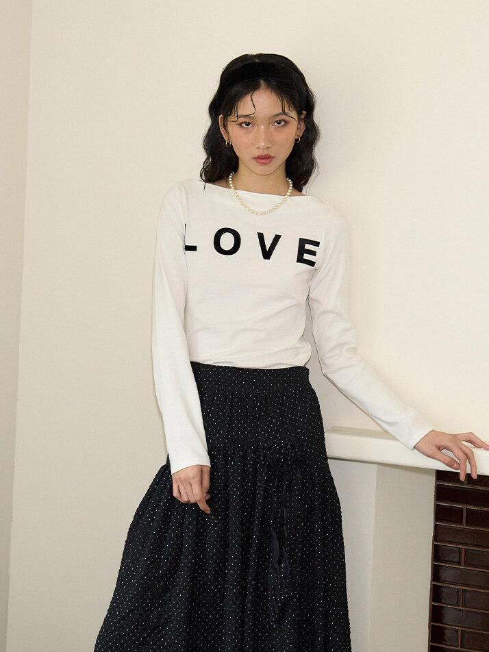 Love Boat Neck T_ White