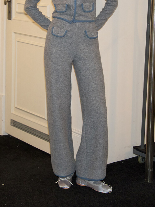 Cozy Knit Pants_ Gray