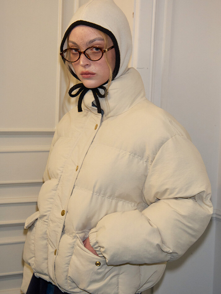 Classic Puffer Jacket_ Ivory