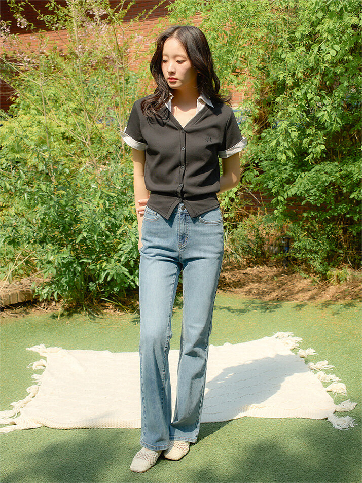 Timeless Short Sleeve Cardigan_ Black
