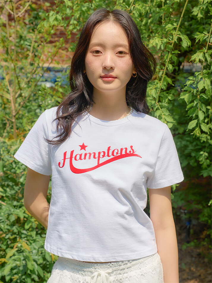 Hampton Crop T_ White+Red