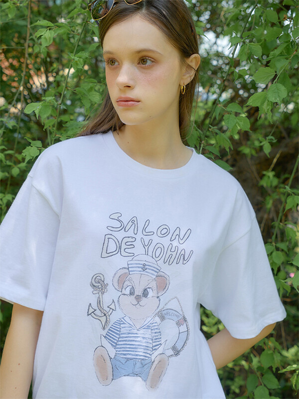 Marine Bear Boxy T_ White