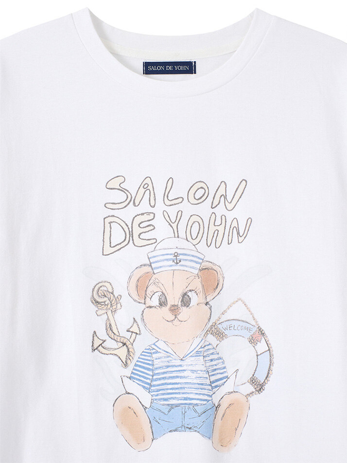 Marine Bear Boxy T_ White