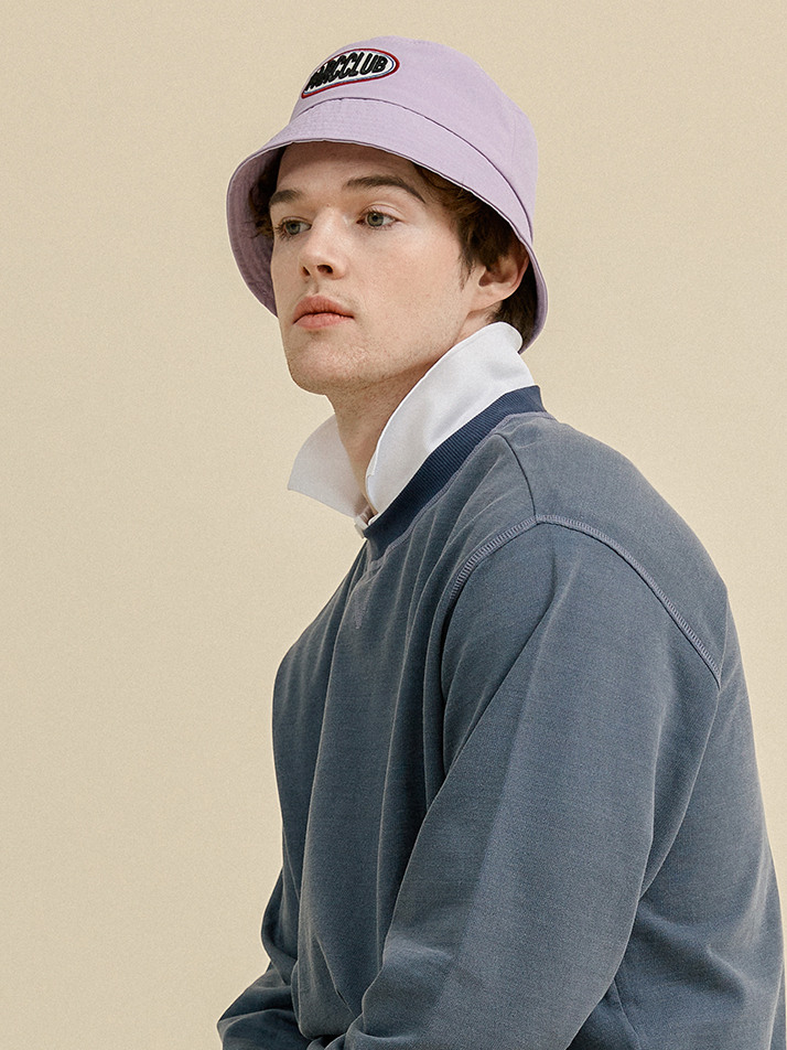 (UNI) Wappen Nylon Bucket Hat_Lilac