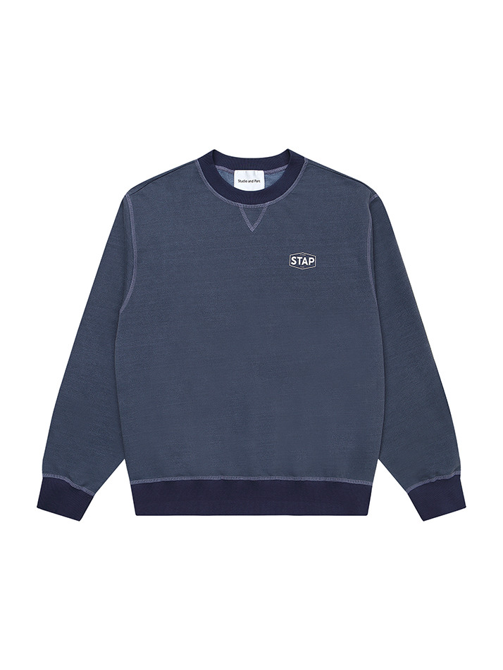(UNI) STAP Pigment Sweatshirt_Navy