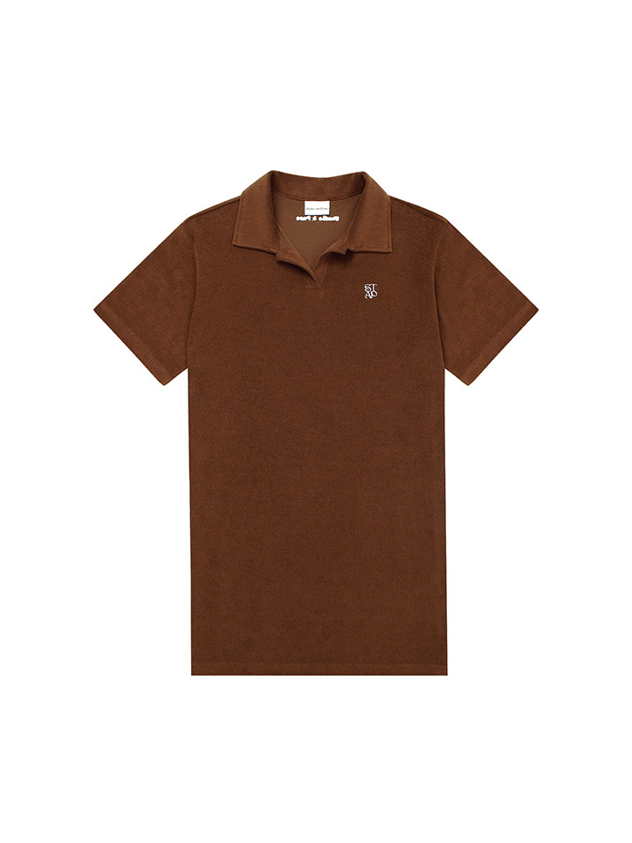 (WOMEN) Porquerolles Terry Dress_Brown