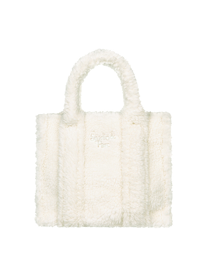 (UNI) Shearing Tote Bag_White