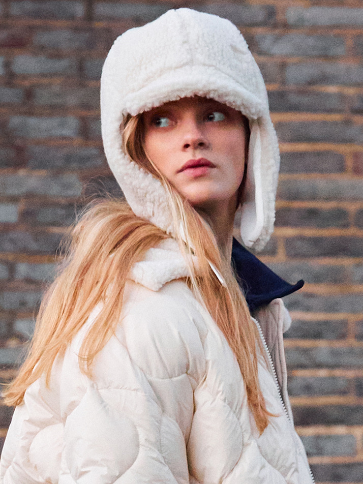 (UNI) Shearing Hat_Ivory