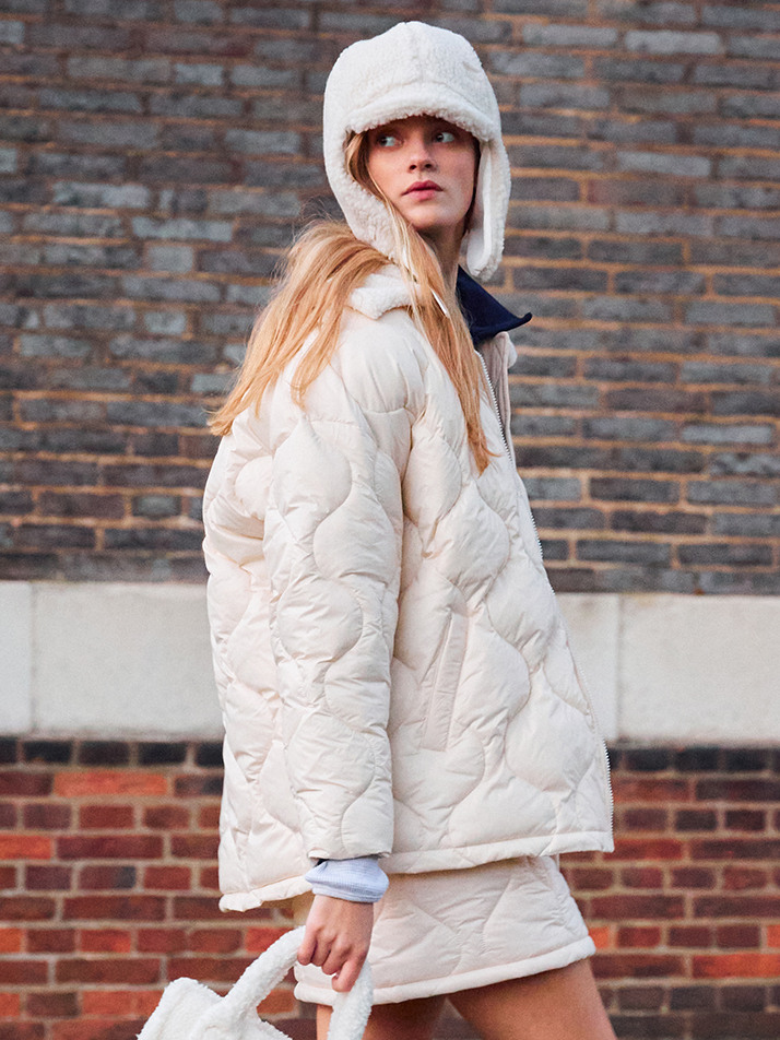 (WOMEN) Onion Quilting Wellon Jacket_Ivory