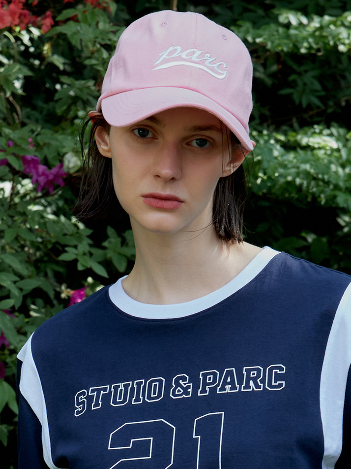 (UNI) Parc Logo Ball Cap_Pink