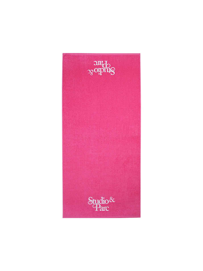 (UNI) Big Logo Beach Towel_Pink