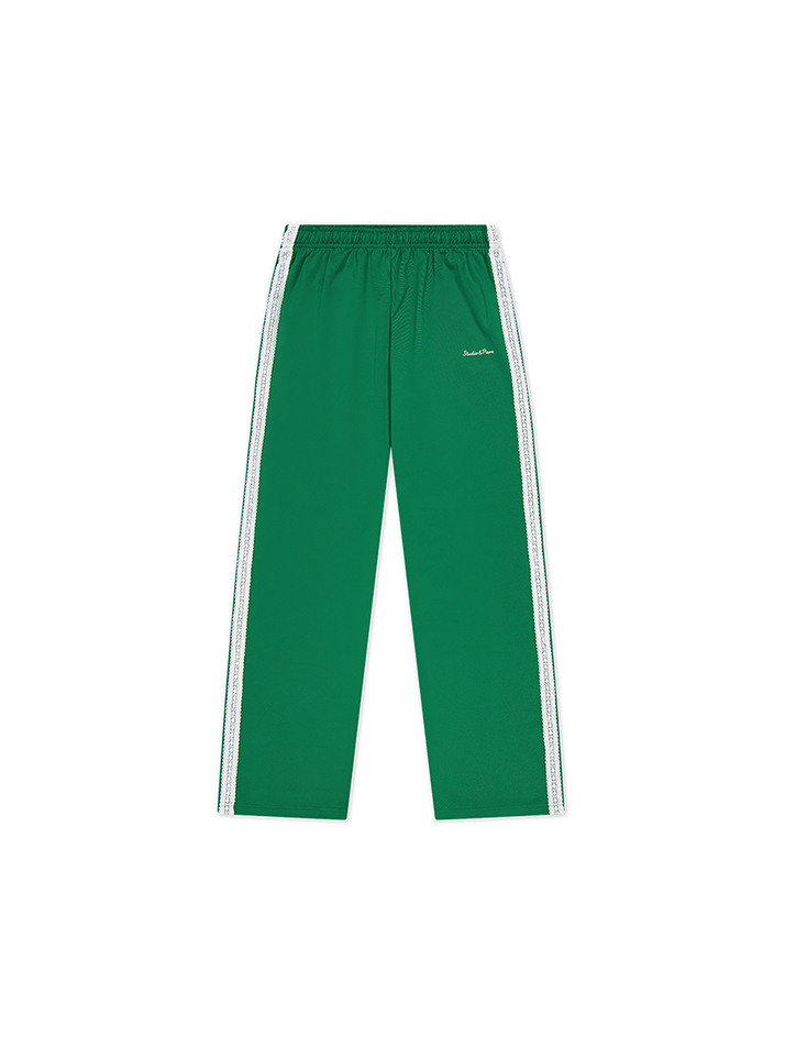 (WOMEN) Lace Jersey Pants_Green