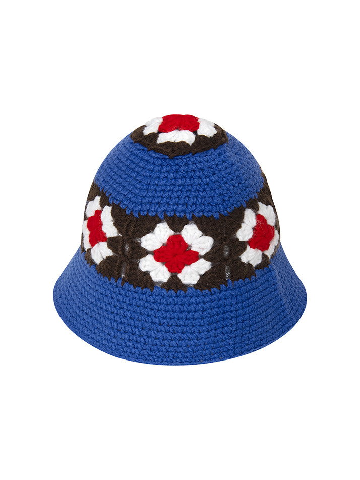 Crochet Bucket Hat_Blue