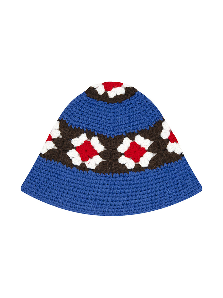 Crochet Bucket Hat_Blue