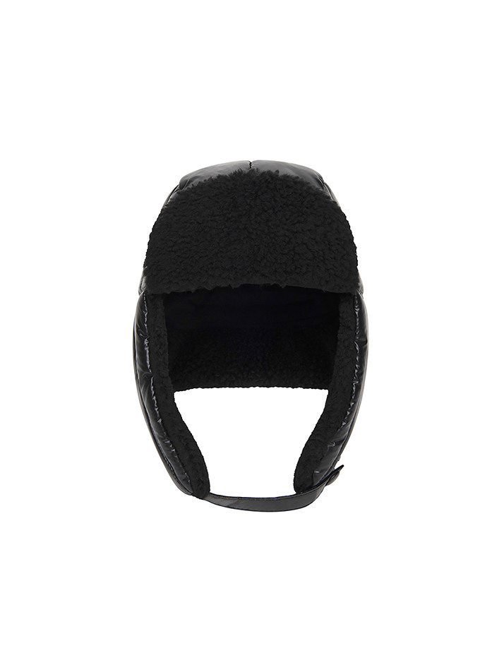 Quilting Padding Trooper Hat_Black