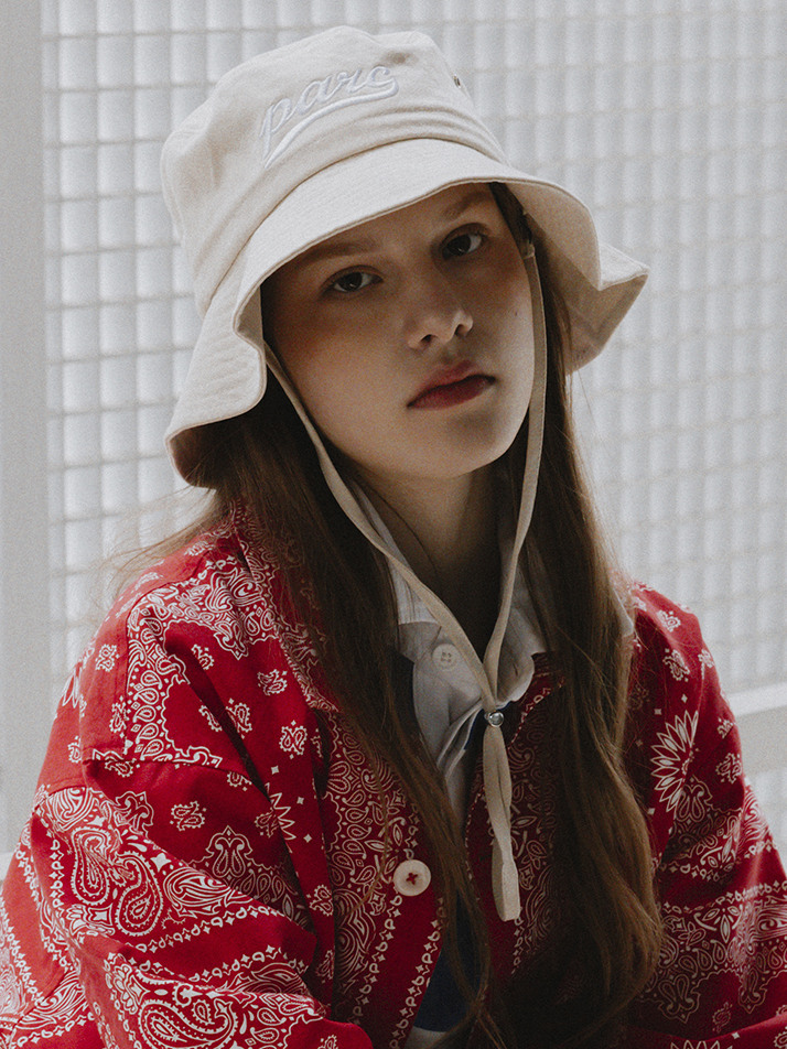 (UNI) Strap Bucket Hat_Beige