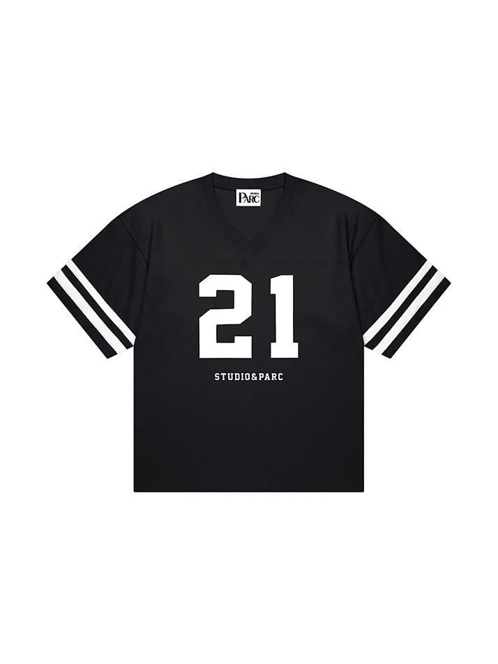 (UNI) Jersey Football T-Shirt_Black