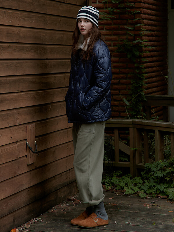 Onion Quilting Wellon Jacket_Navy